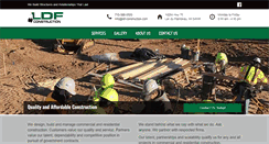 Desktop Screenshot of ldf-construction.com