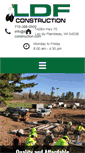 Mobile Screenshot of ldf-construction.com